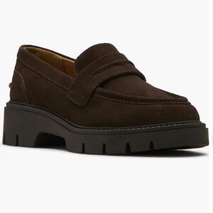 Blondo Women Chocolate Brown Waterproof Lug Loafer